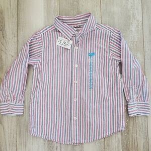 𝅺striped Dress Shirt